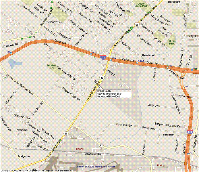 BridgeHaven Map