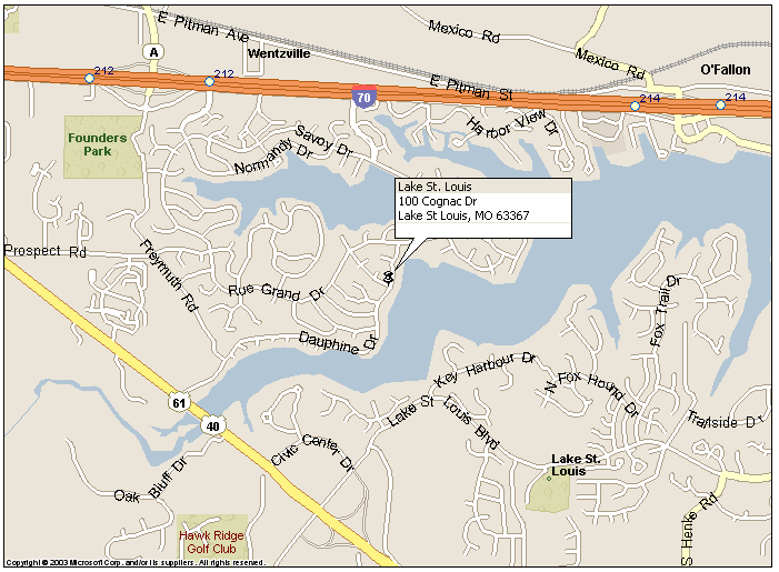 Lake St. Louis Map